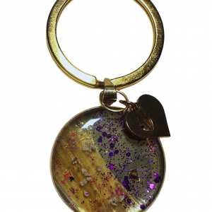 Porte clef poils et/ou cendres – Souvenir Personnalisable