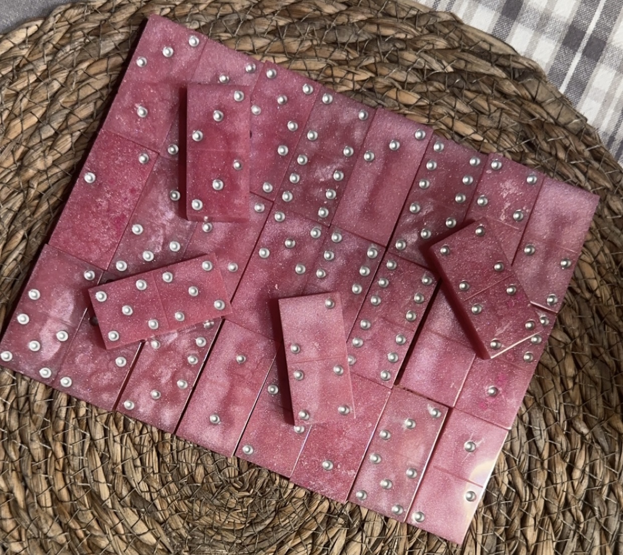 Jeu de dominos en résine - non personnalisable