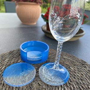 Dessous de verres avec rangement – Personnalisable